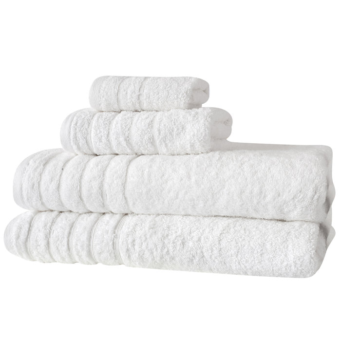 Charlton Home® Shantae Turkish Cotton Ribbed Bath Towels & Reviews